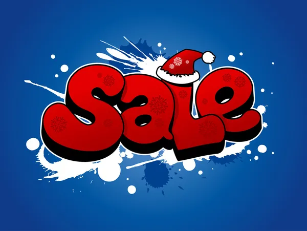 Kerstmis verkoop illustratie. — Stockvector
