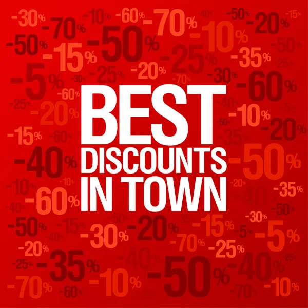 şehrin arka planda en iyi indirimleri.