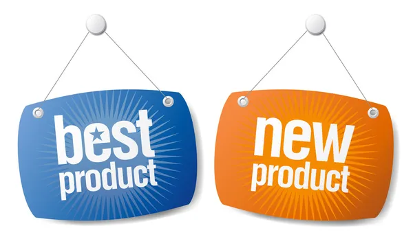 New Best Product Signs — Stock Vector