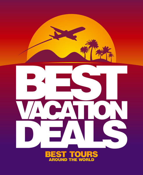 Best vacation deals design template.