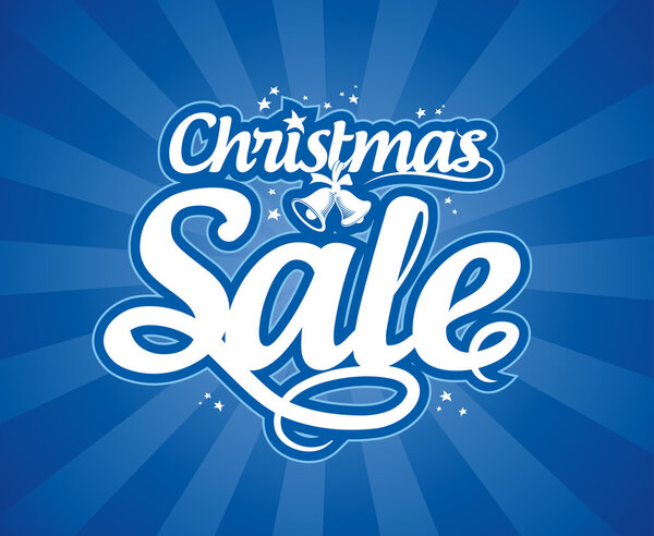 Christmas sale design template.