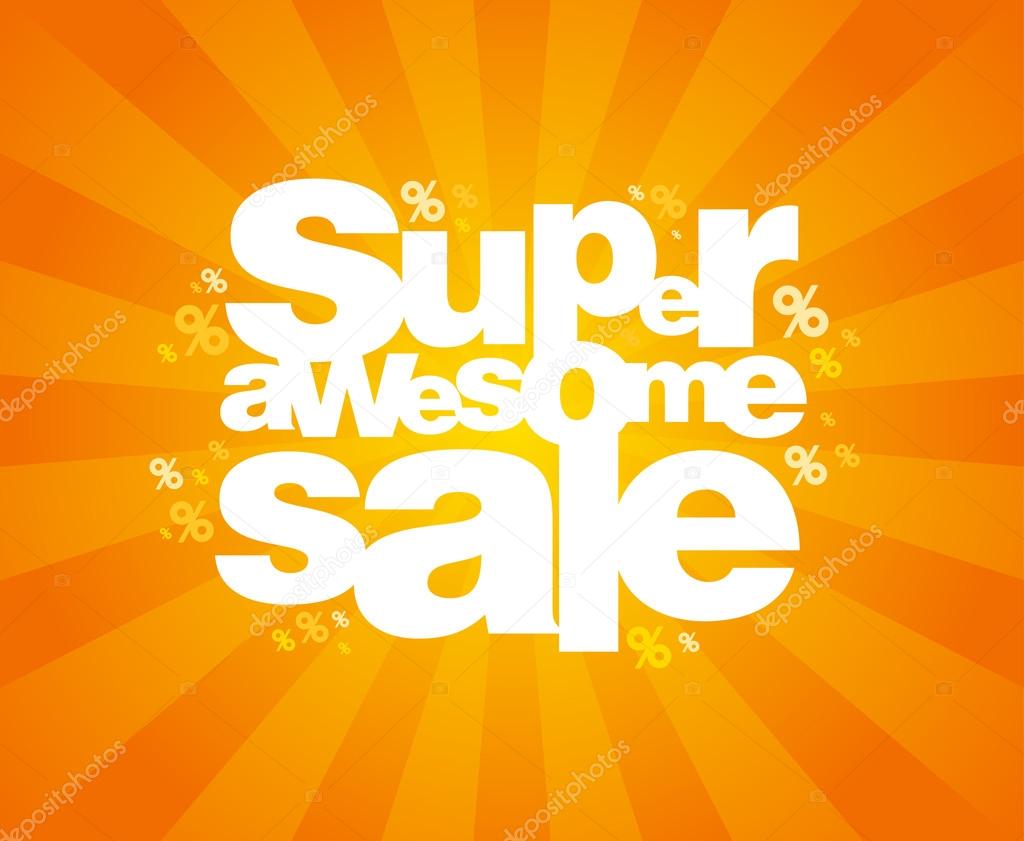 Super sale design template.