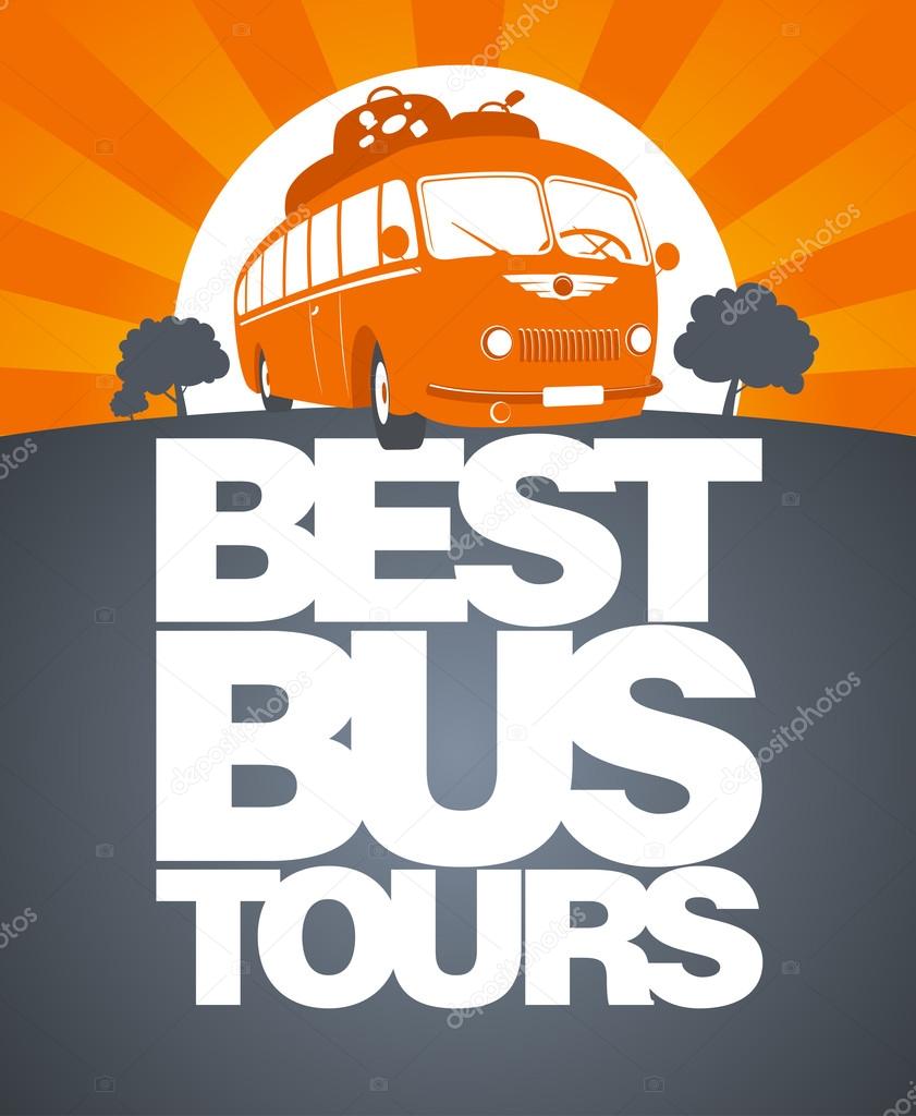 Best bus tour design template.