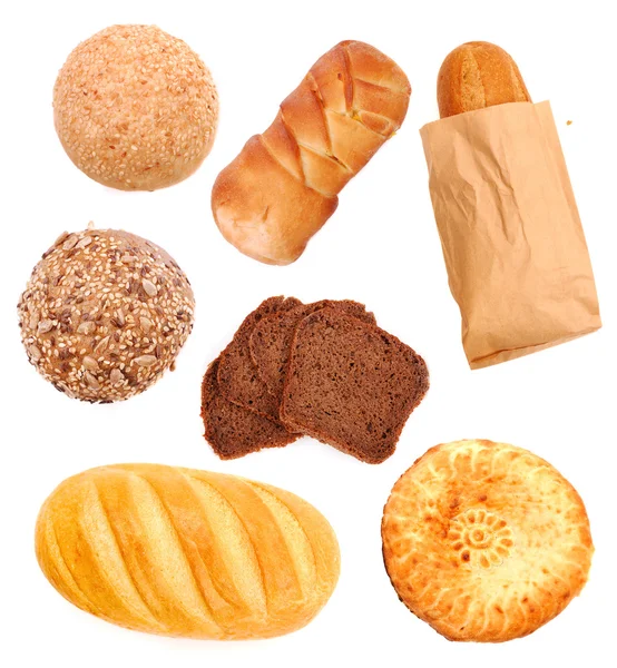 모듬된 빵 — 스톡 사진
