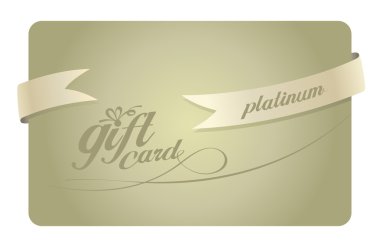 Platin hediye kartı.