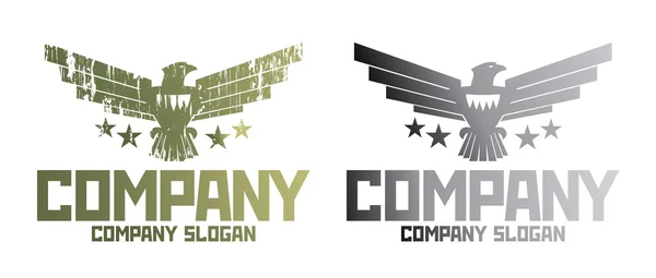 Símbolos para as empresas e empresas militares . — Vetor de Stock