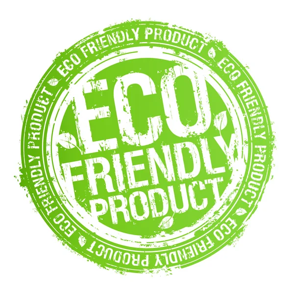 Eco friendly product stamp. — Stock Vector