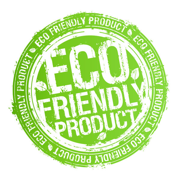 Eco friendly product stamp.