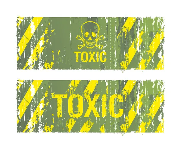 Toxic backgrounds — Stock Vector