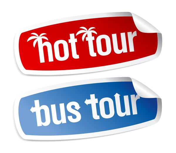 Hete tour — Stockvector