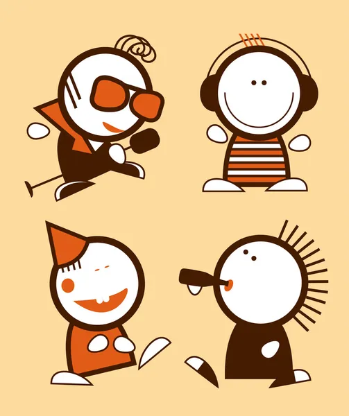 Funny icons Stock Illustration