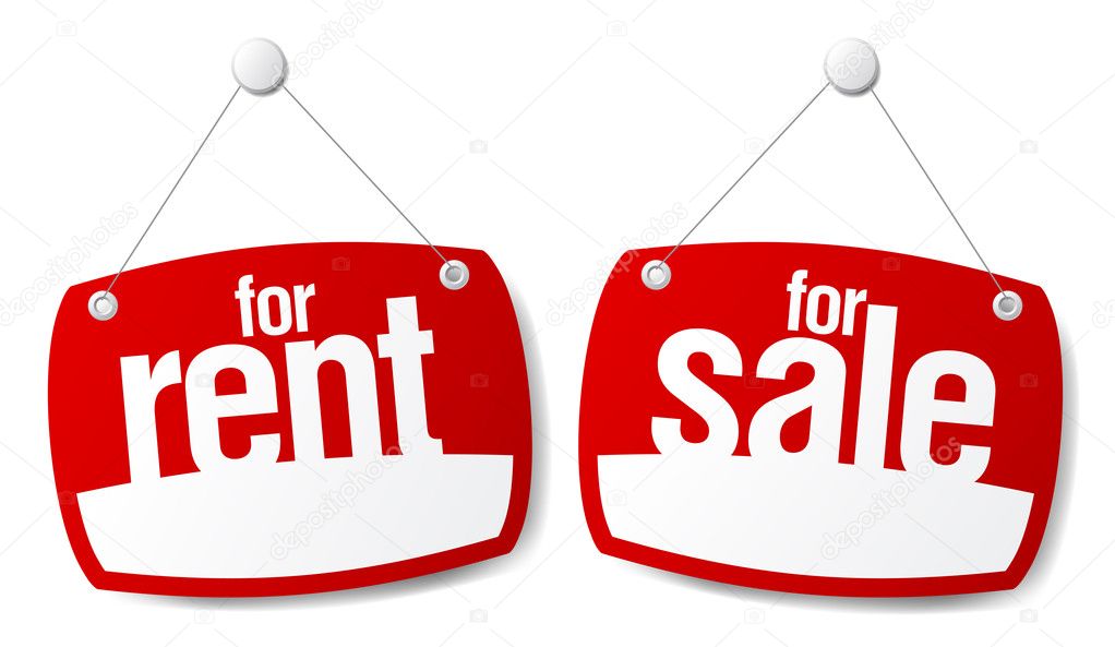 Sale and Rent Signs