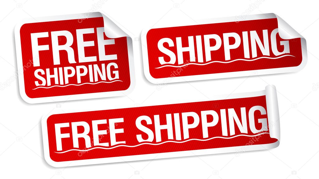 Free shipping stickers.