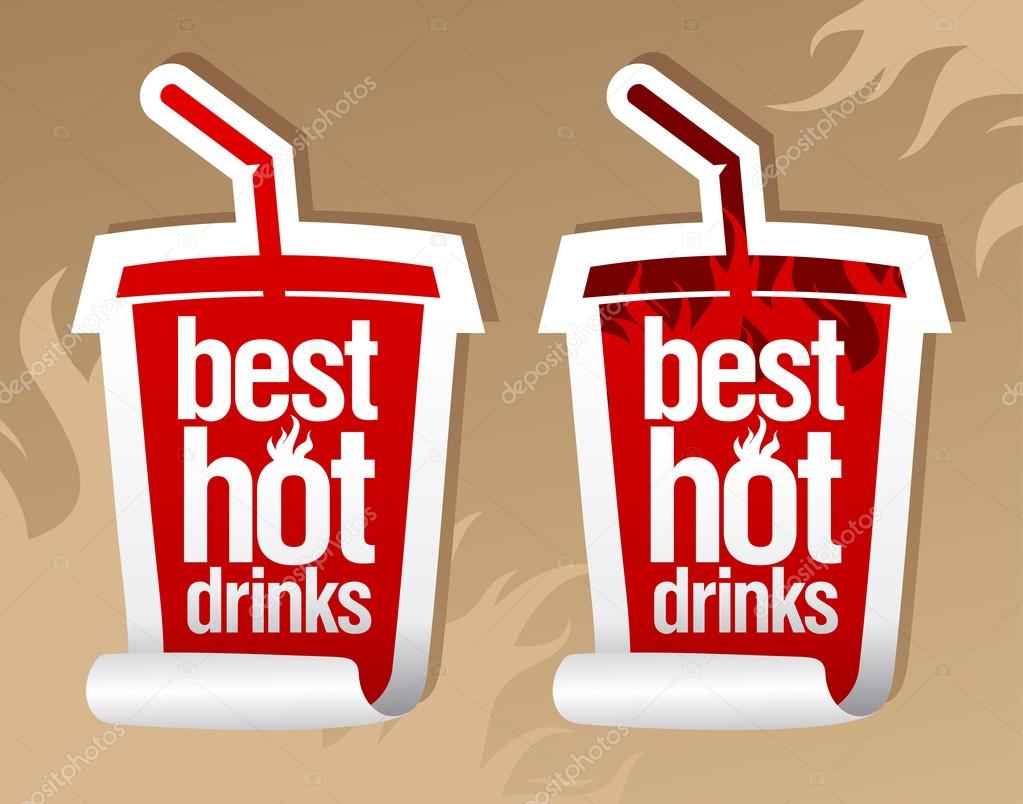 Best hot drinks stickers.