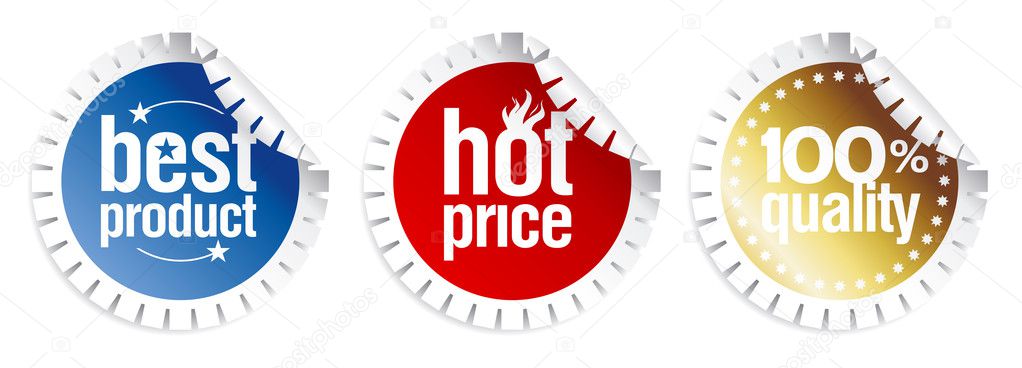 stickers for best product sales