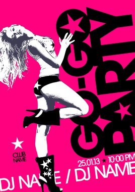 Go-parti tasarım şablonu.