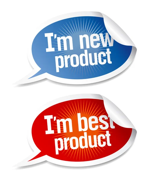 Best product stickers — Stock Vector