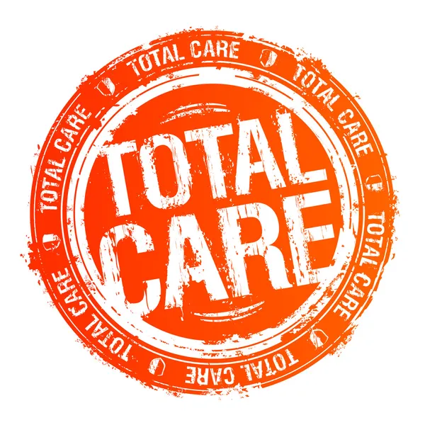 Total care stämpel. — Stock vektor