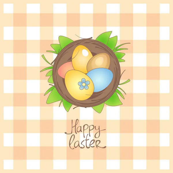 Happy Easter card. — Stock Vector