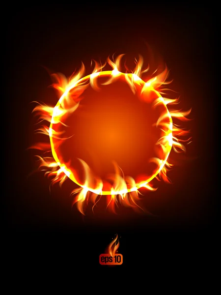 Illustration de l'éclipse solaire . — Image vectorielle