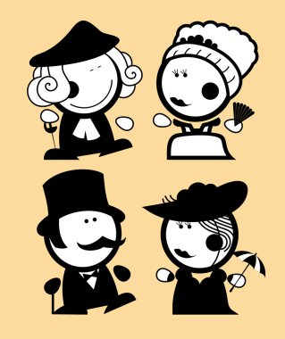 Ortaçağ Bayanlar ve baylar komik