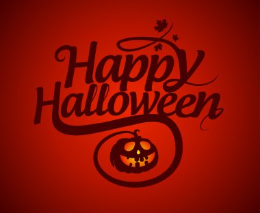 Cadılar Bayramı Kartı.