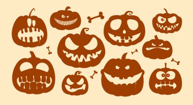 Halloween kabaklar.