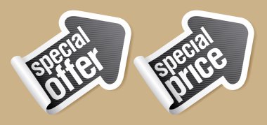 Special offer stickers. clipart