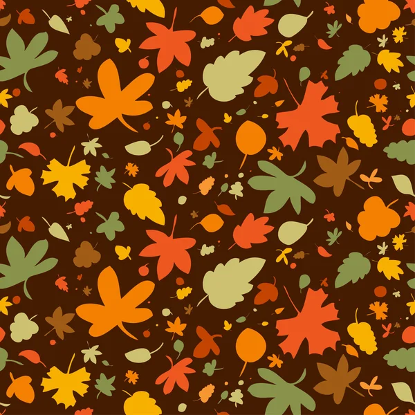 Autumn seamless background. — Stock Vector