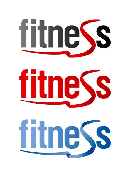 Fitness signs. — Stock Vector