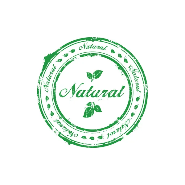 Naturliga stämpel — Stock vektor