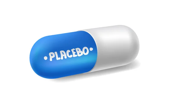 Pastillas de placebo — Vector de stock