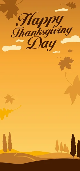 Εικονογράφηση για την ημέρα των ευχαριστιών. — Διανυσματικό Αρχείο