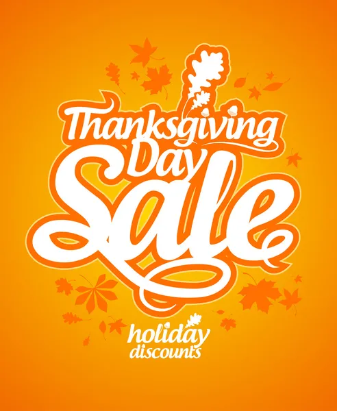 Vente de Thanksgiving Day . — Image vectorielle