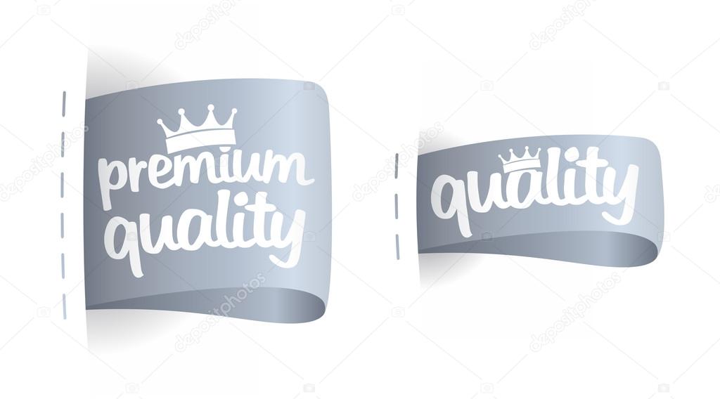 Premium quality labels.