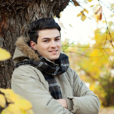 Park adam portresi.
