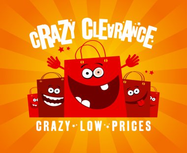 Crazy clearance design with bags
