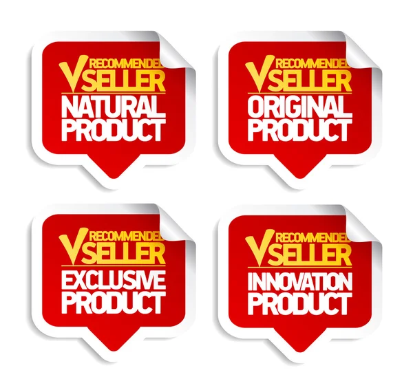 Önerilen satıcı konuşma balonları.