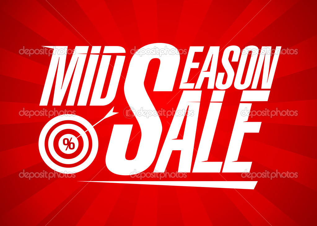 Mid season sale design template