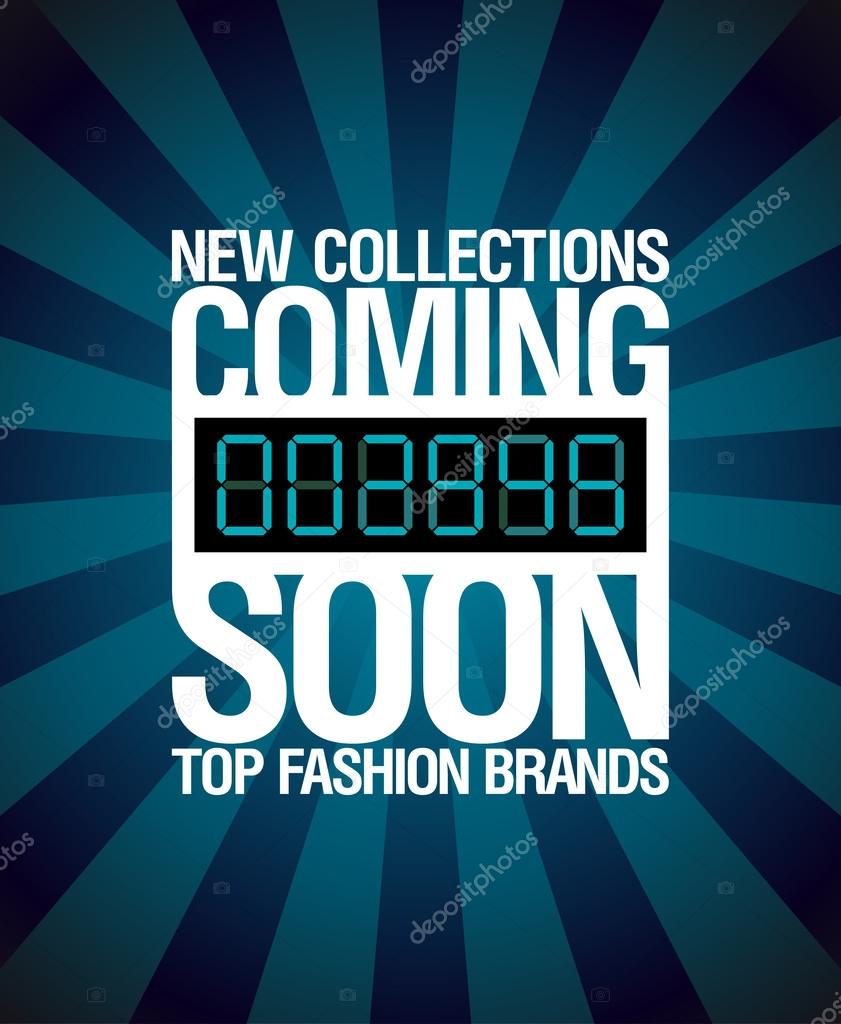 New collections, coming soon design template.
