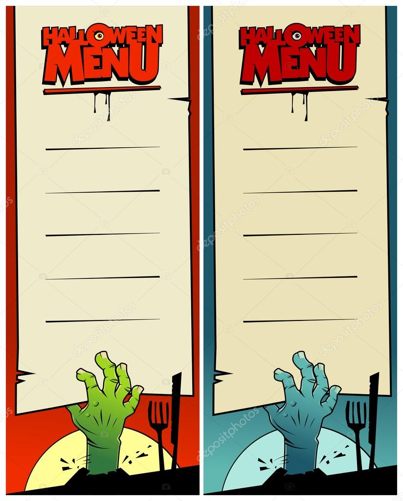 Halloween menu cards set. Stock Vector by ©slena 33137979