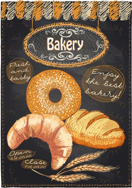 Tebeşir Cafe menü ile pasta.