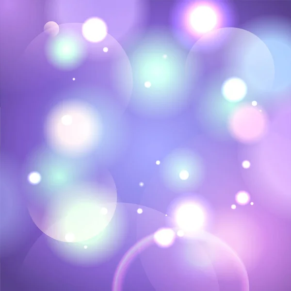 Bokeh Lumières Toile Fond Modèle Arrière Plan Vectoriel Couleurs Très — Image vectorielle