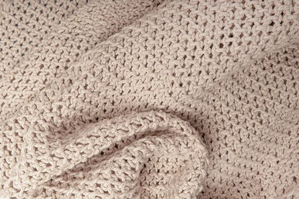 Knitted Linen Canvas Background Fashion Closeup Backdrop — Photo