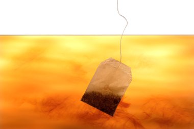 çay torba içinde su