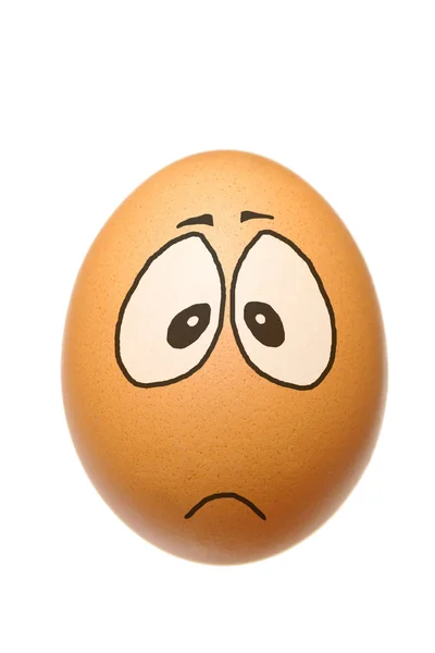 悲しい卵 — ストック写真