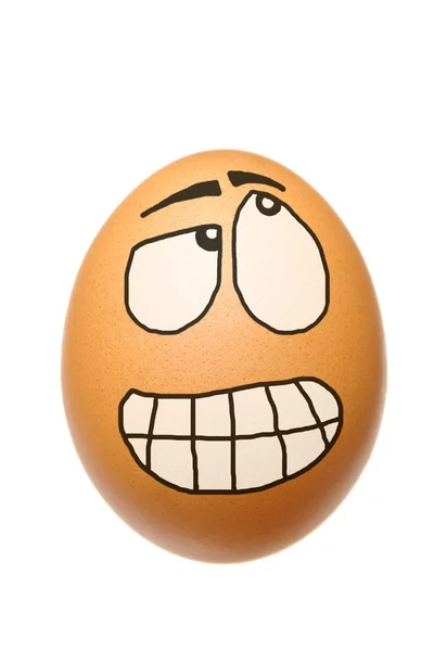 Funny happy egg — Stock Photo, Image