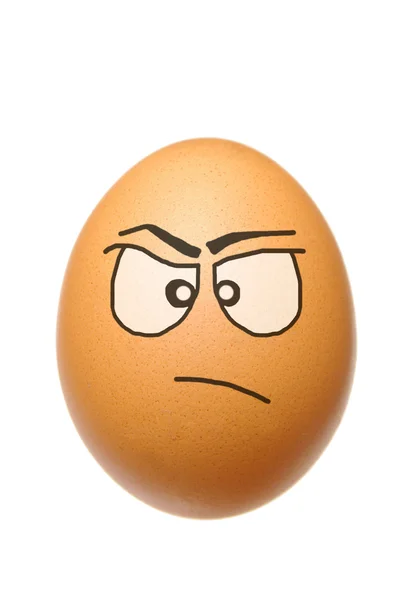 Смешное яйцо — стоковое фото