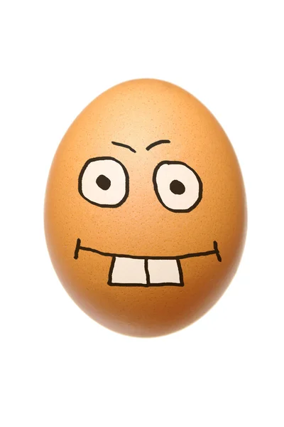 Смешное яйцо — стоковое фото