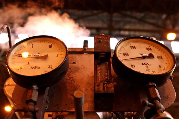 Pressure gauges — Stock Photo, Image